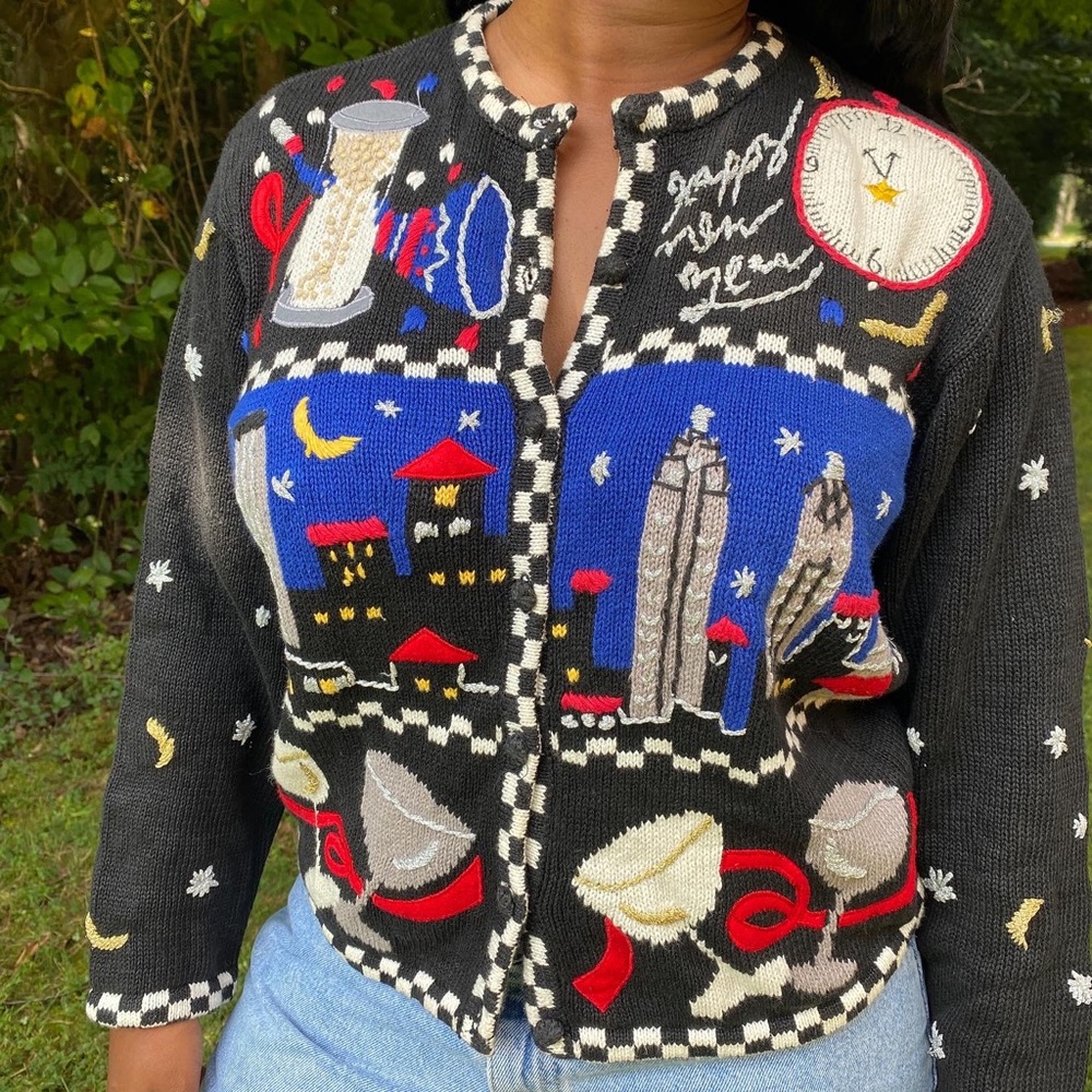 [VINTAGE] 80’s Segue New Year, New York Sweater